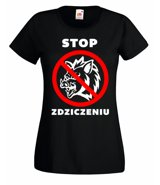 Niech wiedza ze nie lubisz chamstwa koszulka z nadrukiem smieszne kobieta jipi pl 1330 59