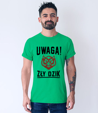 Lubimy takie komunikaty - Koszulka z nadrukiem - Śmieszne - Męska