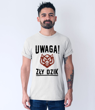 Lubimy takie komunikaty - Koszulka z nadrukiem - Śmieszne - Męska
