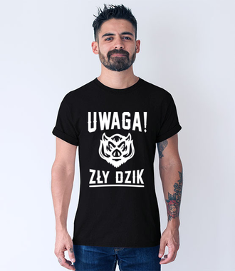 Lubimy takie komunikaty - Koszulka z nadrukiem - Śmieszne - Męska