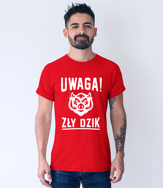 Lubimy takie komunikaty - Koszulka z nadrukiem - Śmieszne - Męska