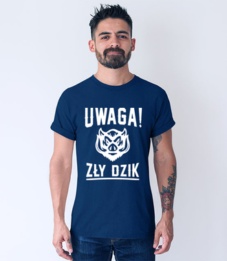 Lubimy takie komunikaty - Koszulka z nadrukiem - Śmieszne - Męska