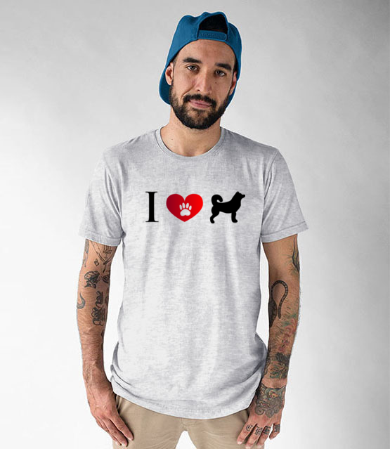 Prosty i czytelny przekaz graficzny koszulka z nadrukiem milosnicy psow mezczyzna jipi pl 1340 51