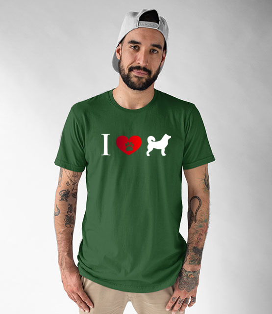 Prosty i czytelny przekaz graficzny koszulka z nadrukiem milosnicy psow mezczyzna jipi pl 1341 191