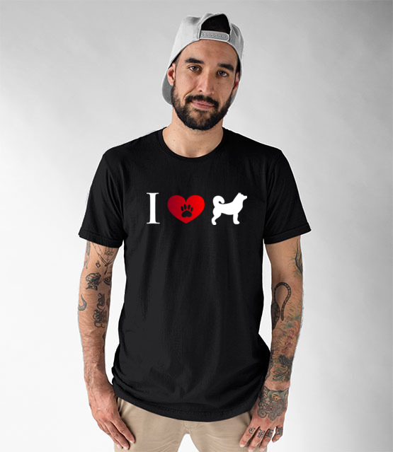 Prosty i czytelny przekaz graficzny koszulka z nadrukiem milosnicy psow mezczyzna jipi pl 1341 46