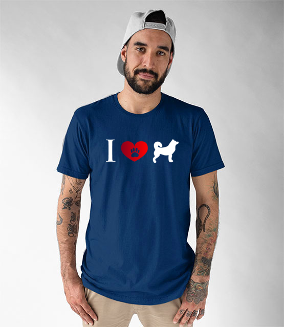 Prosty i czytelny przekaz graficzny koszulka z nadrukiem milosnicy psow mezczyzna jipi pl 1341 50