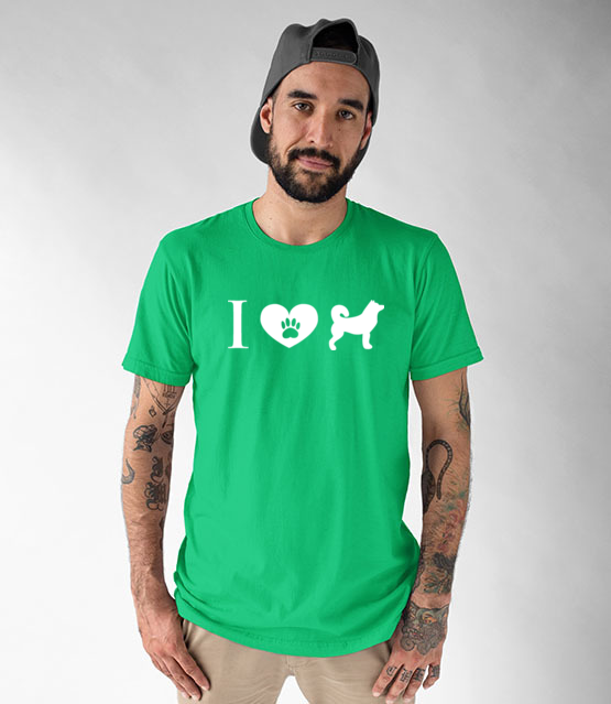 Prosty i czytelny przekaz graficzny koszulka z nadrukiem milosnicy psow mezczyzna jipi pl 1342 190