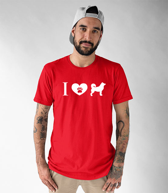 Prosty i czytelny przekaz graficzny koszulka z nadrukiem milosnicy psow mezczyzna jipi pl 1342 48