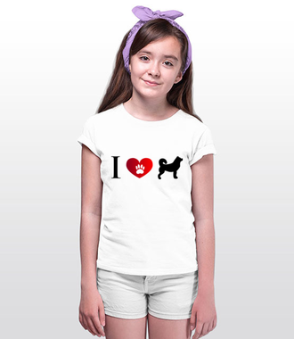 Prosty i czytelny przekaz graficzny - Koszulka z nadrukiem - Miłośnicy Psów - Dziecięca