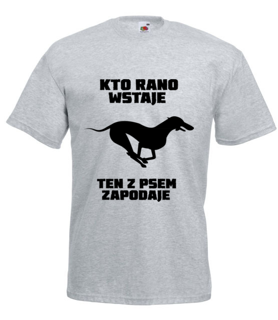 Trzeba miec dystans do obowiazkow koszulka z nadrukiem milosnicy psow mezczyzna jipi pl 1343 6