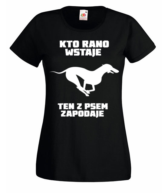 Trzeba miec dystans do obowiazkow koszulka z nadrukiem milosnicy psow kobieta jipi pl 1344 59