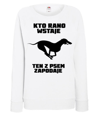 Trzeba mieć dystans do obowiązków - Bluza z nadrukiem - Miłośnicy Psów - Damska