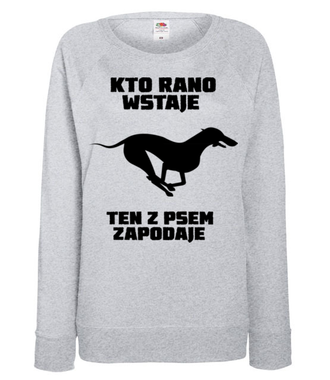 Trzeba mieć dystans do obowiązków - Bluza z nadrukiem - Miłośnicy Psów - Damska