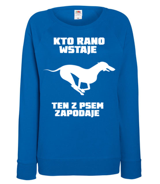 Trzeba mieć dystans do obowiązków - Bluza z nadrukiem - Miłośnicy Psów - Damska