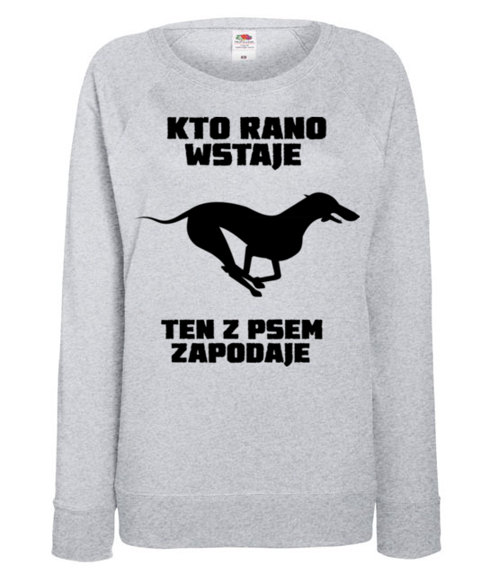 Trzeba miec dystans do obowiazkow bluza z nadrukiem milosnicy psow kobieta jipi pl 1343 118