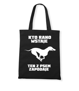 Trzeba mieć dystans do obowiązków - Torba z nadrukiem - Miłośnicy Psów - Gadżety