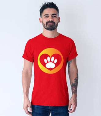 Jak wyrazić miłość do psów? - Koszulka z nadrukiem - Miłośnicy Psów - Męska