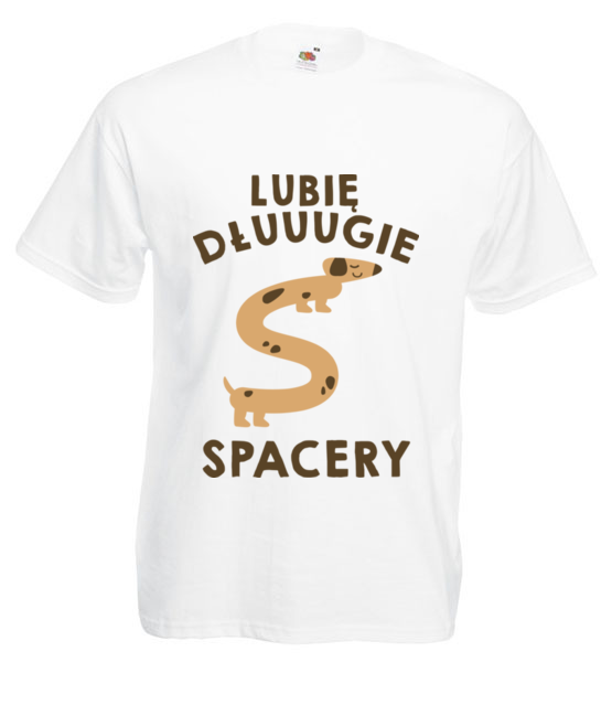 Spacery to same korzysci koszulka z nadrukiem milosnicy psow mezczyzna jipi pl 1348 2