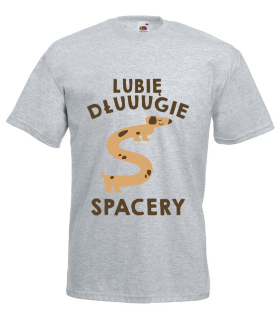 Spacery to same korzysci koszulka z nadrukiem milosnicy psow mezczyzna jipi pl 1348 6