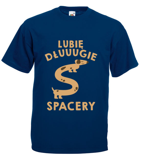 Spacery to same korzysci koszulka z nadrukiem milosnicy psow mezczyzna jipi pl 1349 3
