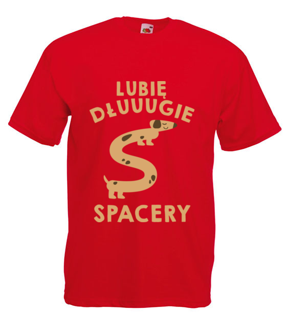 Spacery to same korzysci koszulka z nadrukiem milosnicy psow mezczyzna jipi pl 1349 4