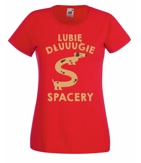 Spacery to same korzysci koszulka z nadrukiem milosnicy psow kobieta jipi pl 1349 60