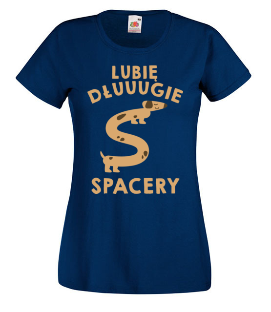 Spacery to same korzysci koszulka z nadrukiem milosnicy psow kobieta jipi pl 1349 62