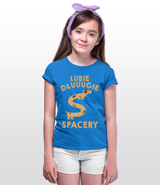 Spacery to same korzyści - Koszulka z nadrukiem - Miłośnicy Psów - Dziecięca