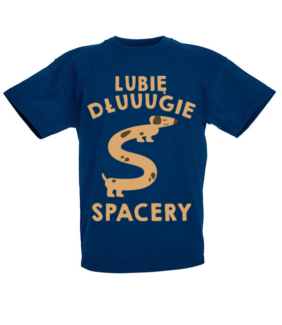 Spacery to same korzysci koszulka z nadrukiem milosnicy psow dziecko jipi pl 1349 86