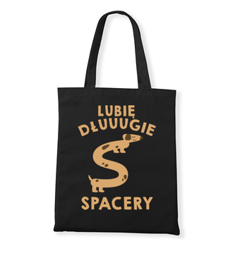 Spacery to same korzyści - Torba z nadrukiem - Miłośnicy Psów - Gadżety