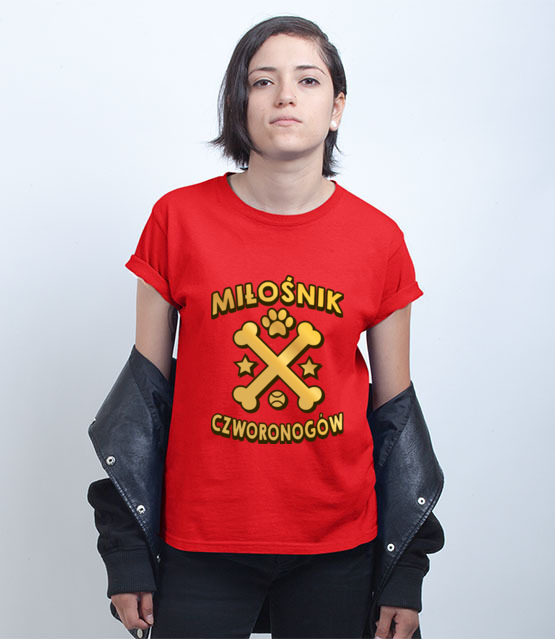 Koszulka z nadrukiem dla milosnikow psow koszulka z nadrukiem milosnicy psow kobieta jipi pl 1350 72