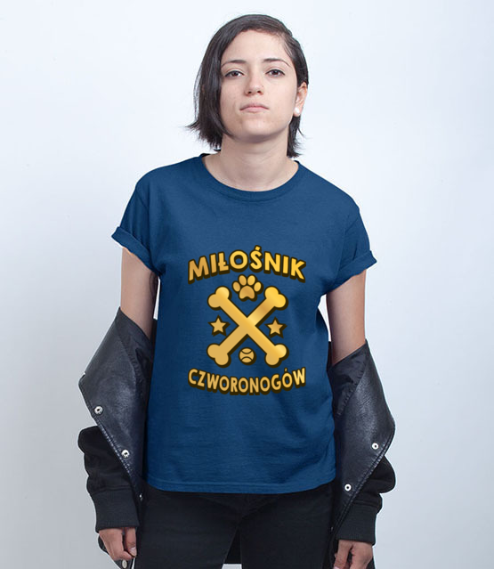 Koszulka z nadrukiem dla milosnikow psow koszulka z nadrukiem milosnicy psow kobieta jipi pl 1350 74