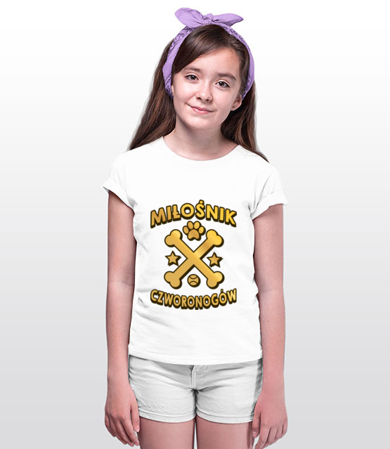 Koszulka z nadrukiem dla milosnikow psow koszulka z nadrukiem milosnicy psow dziecko jipi pl 1350 89