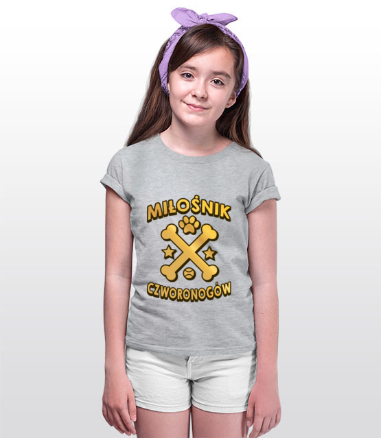 Koszulka z nadrukiem dla milosnikow psow koszulka z nadrukiem milosnicy psow dziecko jipi pl 1350 93