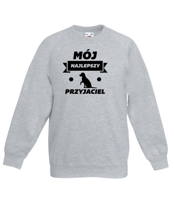 Pokaz ze twoj pies jest dla ciebie wazny bluza z nadrukiem milosnicy psow dziecko jipi pl 1352 128