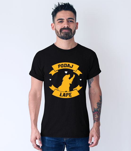 Milosnicy psow maja poczucie humoru koszulka z nadrukiem milosnicy psow mezczyzna jipi pl 1355 52