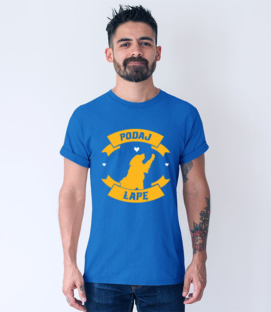 Milosnicy psow maja poczucie humoru koszulka z nadrukiem milosnicy psow mezczyzna jipi pl 1355 55