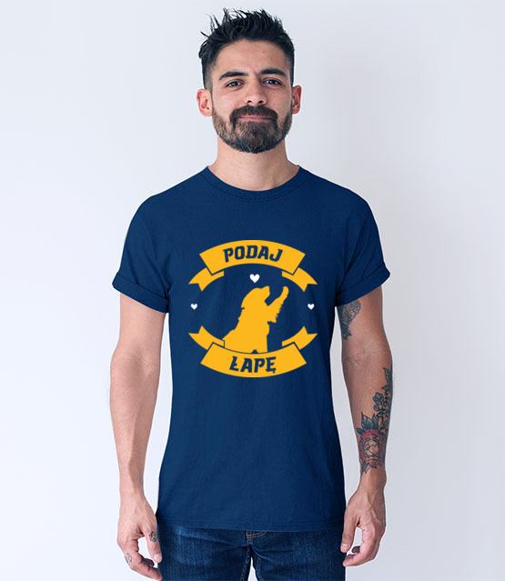 Milosnicy psow maja poczucie humoru koszulka z nadrukiem milosnicy psow mezczyzna jipi pl 1355 56