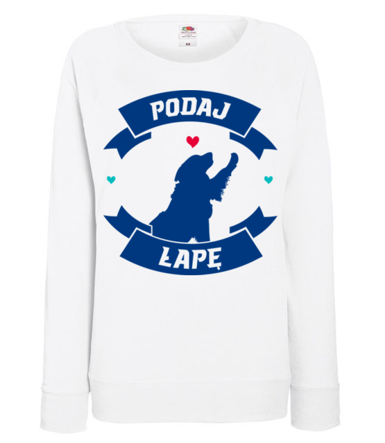 Milosnicy psow maja poczucie humoru bluza z nadrukiem milosnicy psow kobieta jipi pl 1354 114