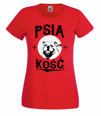 Psia koszulka z humorem - Koszulka z nadrukiem - Miłośnicy Psów - Damska
