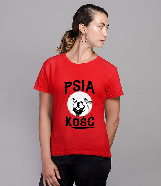 Psia koszulka z humorem koszulka z nadrukiem milosnicy psow kobieta jipi pl 1359 78