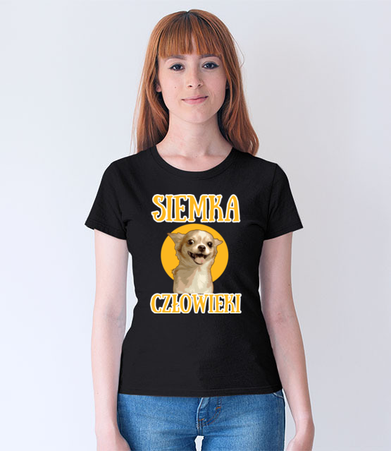 Bo psiaki uruchamiaja poklady humoru koszulka z nadrukiem milosnicy psow kobieta jipi pl 1362 64