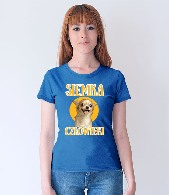 Bo psiaki uruchamiaja poklady humoru koszulka z nadrukiem milosnicy psow kobieta jipi pl 1362 67