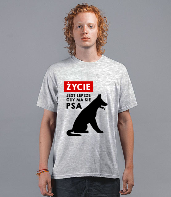 Graficzny manifest dla psich maniakow koszulka z nadrukiem milosnicy psow mezczyzna jipi pl 1363 45
