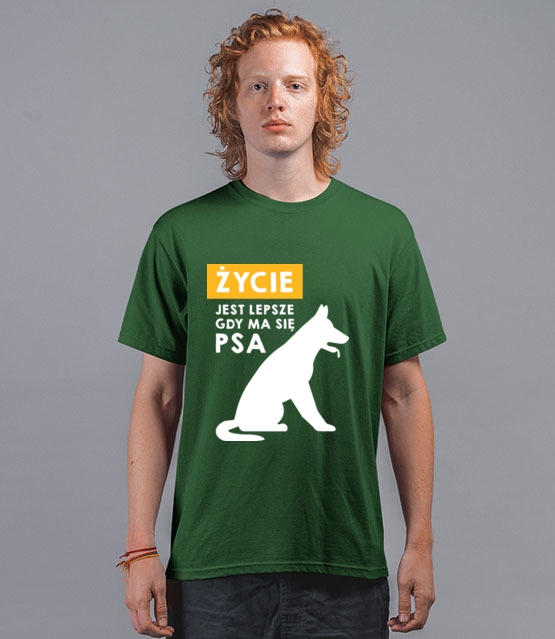 Graficzny manifest dla psich maniakow koszulka z nadrukiem milosnicy psow mezczyzna jipi pl 1364 195