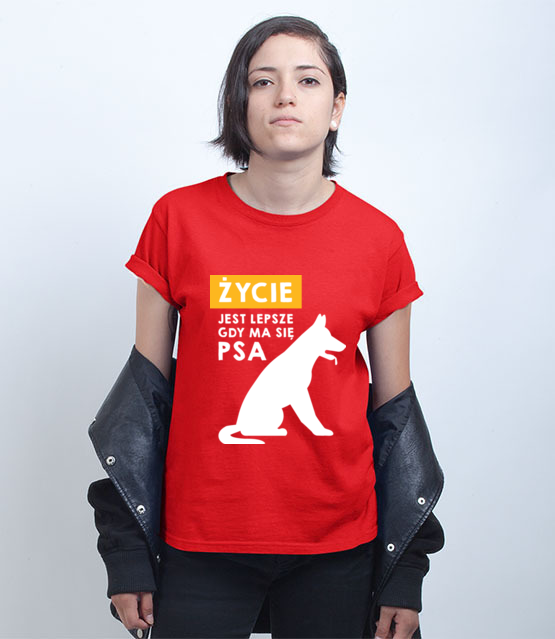 Graficzny manifest dla psich maniakow koszulka z nadrukiem milosnicy psow kobieta jipi pl 1364 72