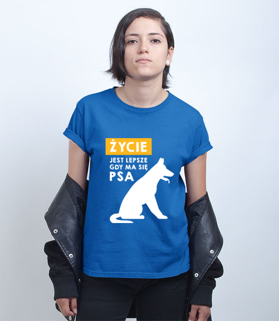 Graficzny manifest dla psich maniakow koszulka z nadrukiem milosnicy psow kobieta jipi pl 1364 73