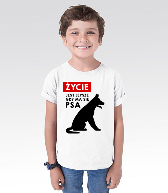 Graficzny manifest dla psich maniakow koszulka z nadrukiem milosnicy psow dziecko jipi pl 1363 101