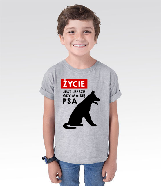 Graficzny manifest dla psich maniakow koszulka z nadrukiem milosnicy psow dziecko jipi pl 1363 105
