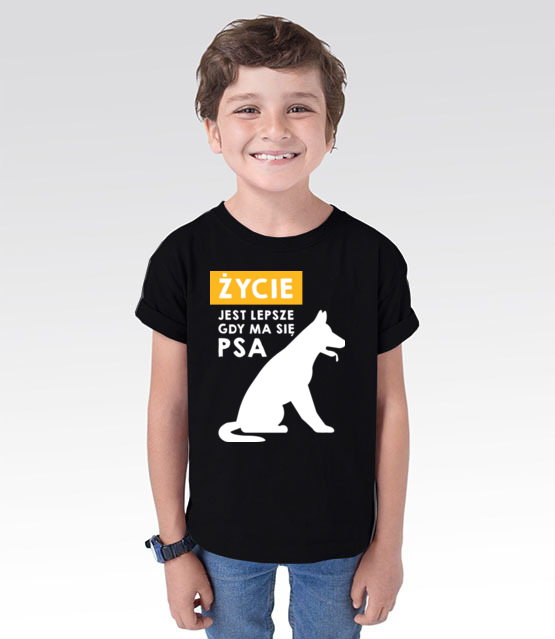 Graficzny manifest dla psich maniakow koszulka z nadrukiem milosnicy psow dziecko jipi pl 1364 100